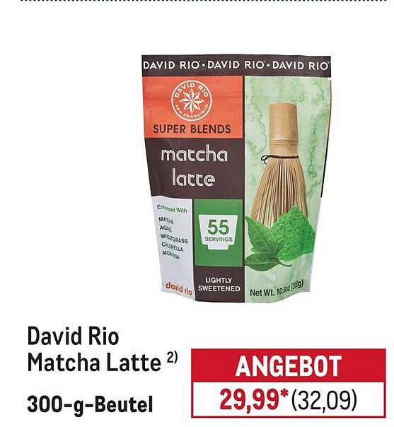 David Rio Matcha Latte 300-g-Beutel