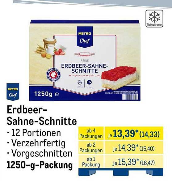 Erdbeer-Sahne-Schnitte