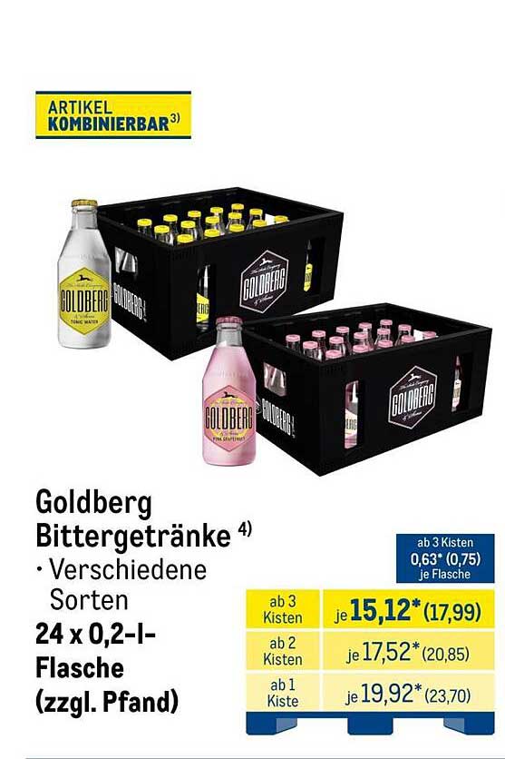 Goldberg Bittergetränke