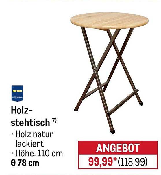 Holz-stehtisch