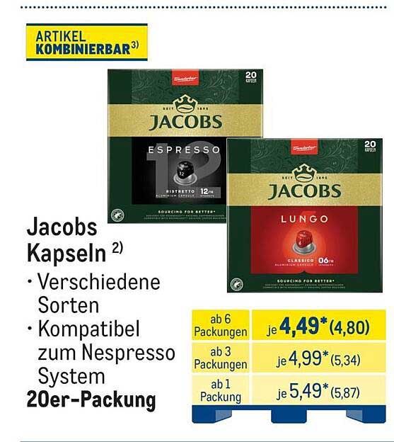 Jacobs Kapseln