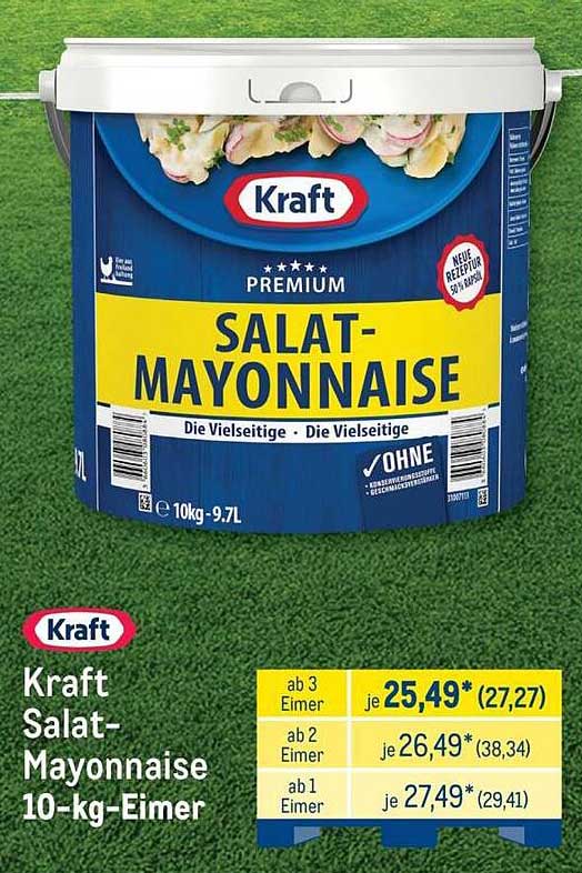 Kraft Salat-Mayonnaise 10-kg-Eimer