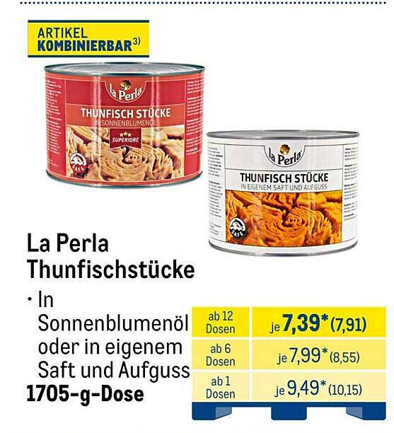 La Perla Thunfischstücke