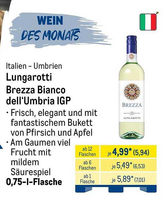 Lungarotti Brezza Bianco dell’Umbria IGP