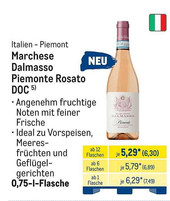 Marchese Dalmasso Piemonte Rosato DOC