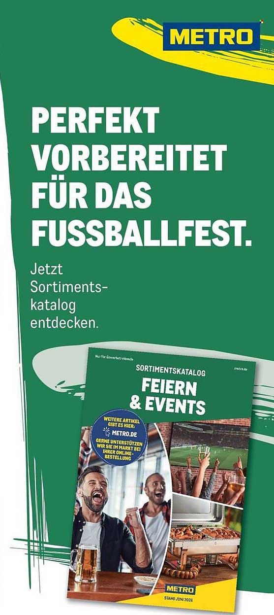 PERFEKT VORBEREITET FÜR DAS FUSSBALLFEST.