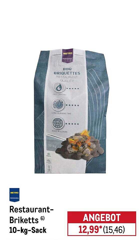 Restaurant-Briketts 10-kg-Sack