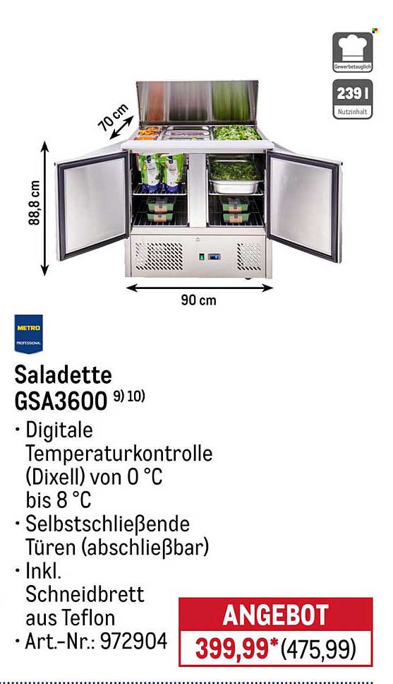 Saladette GSA3600