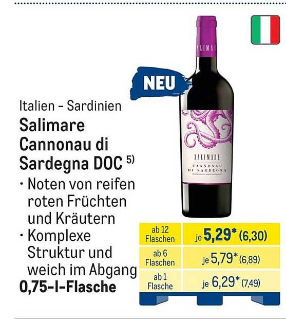 Salimare Cannonau di Sardegna DOC