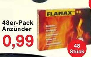 48er-Pack Anzünder FLAMAX