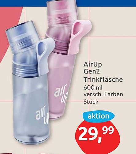 AirUp Gen2 Trinkflasche 600 ml - verschiedene Farben