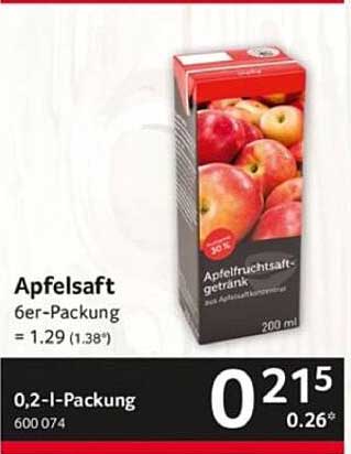 Apfelsaft 6er-Packung
