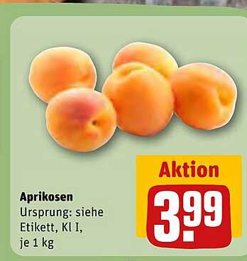 Aprikosen – Frisch und Saftig, nur 3,99 € je 1 kg