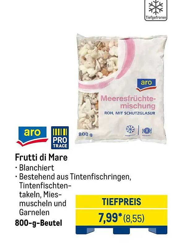 Aro Meeresfrüchte-Mischung 800 g - Tiefpreis!