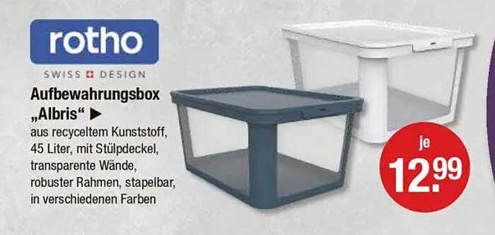 Aufbewahrungsbox „Albris“ von rotho