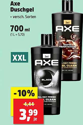 AXE Duschgel - verschiedene Sorten, 700 ml