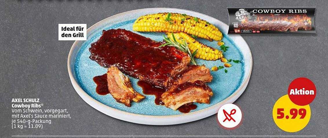 AXEL SCHULZ Cowboy Ribs - Ideal für den Grill