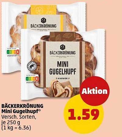 BÄCKERKRÖNUNG Mini Gugelhupf - 250 g