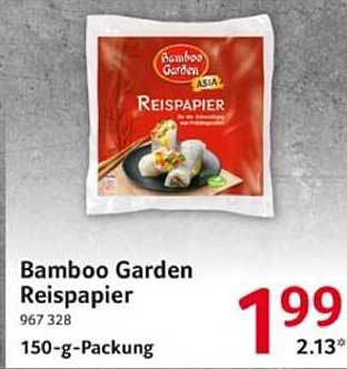 Bamboo Garden Reispapier 150-g-Packung