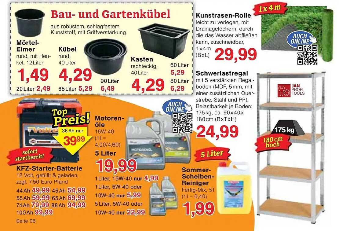 Bau- und Gartenkübel - Ideal für alle Einsätze!