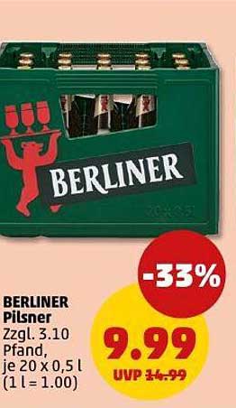 BERLINER Pilsner 20 x 0,5 l