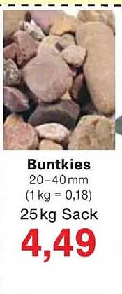 Buntkies 20-40 mm im 25 kg Sack