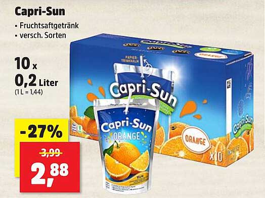 Capri-Sun - Fruchtsaftgetränk 10 x 0,2 Liter