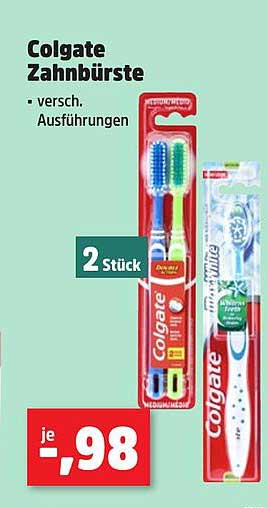 Colgate Zahnbürste - verschiedene Ausführungen