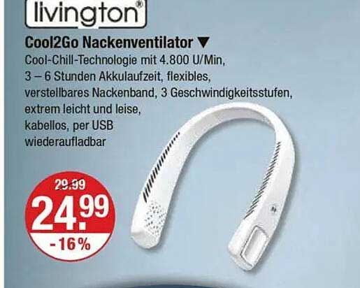 Cool2Go Nackenventilator von Livington