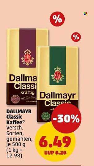 DALLMYR Classic Kaffee – Verschiedene Sorten, gemahlen, je 500 g