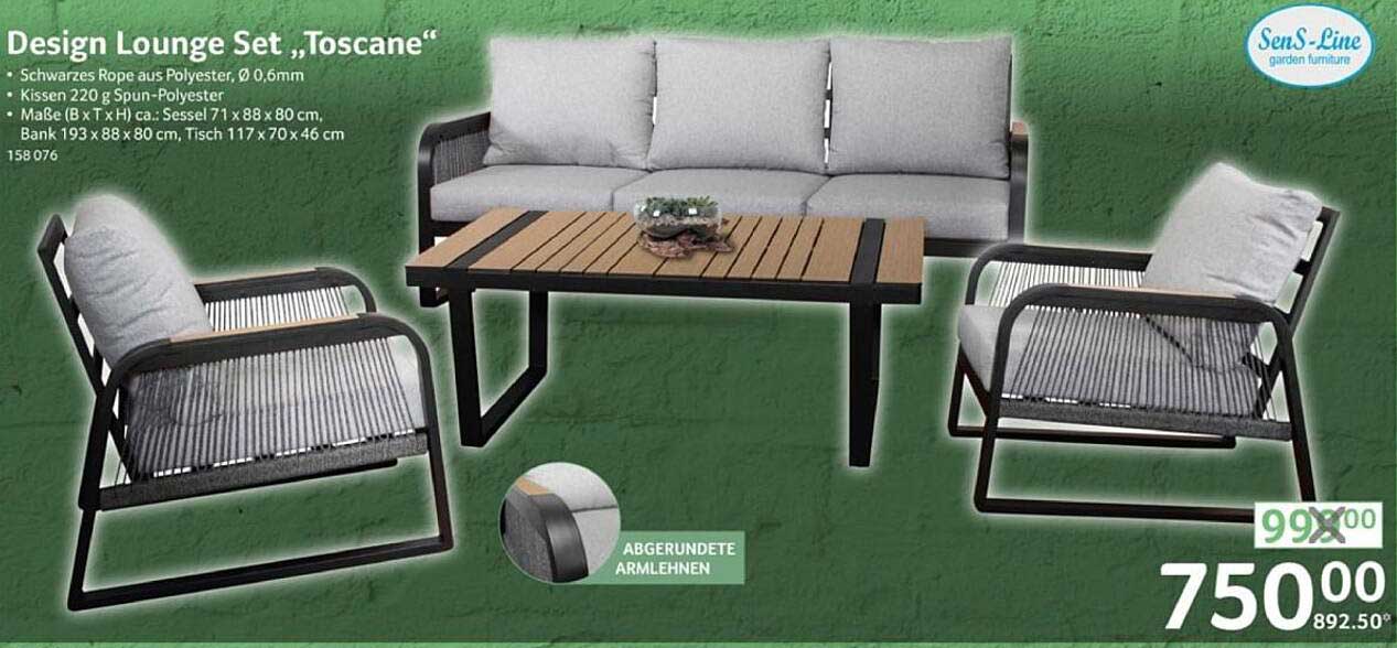 Design Lounge Set „Toscane“