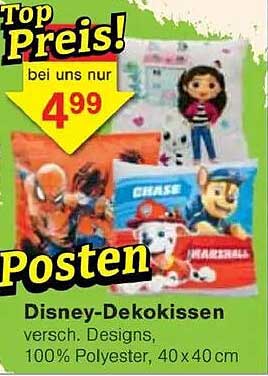 Disney-Dekokissen - versch. Designs