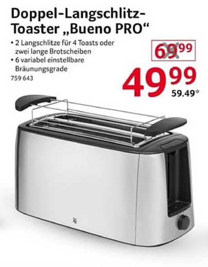 Doppel-Langschlitz-Toaster „Bueno PRO“