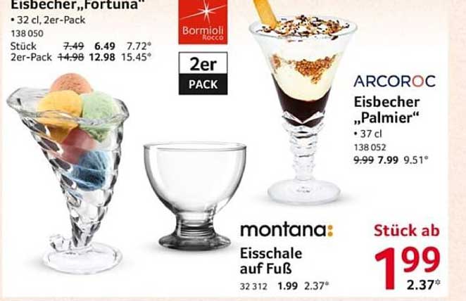 Eisbecher "Fortuna" - 32 cl, 2er-Pack