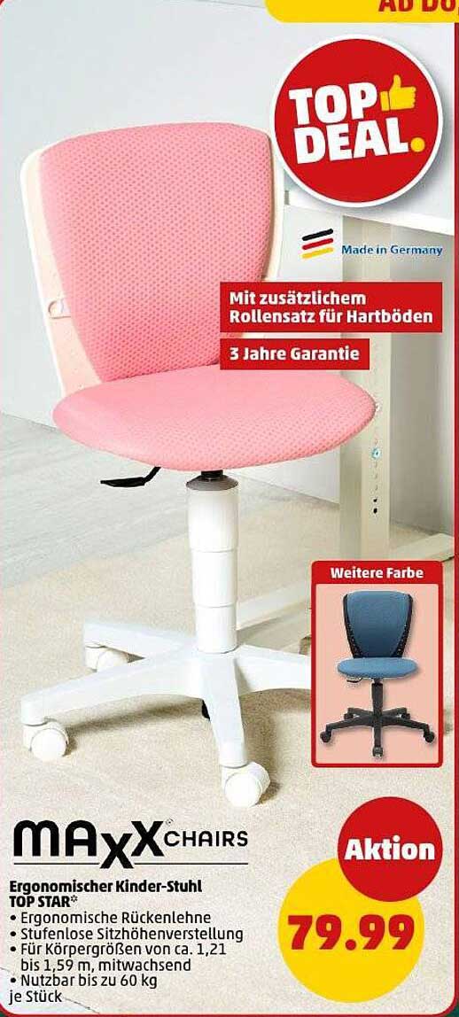 Ergonomischer Kinder-Stuhl TOP STAR* von maxxXCHAIRS