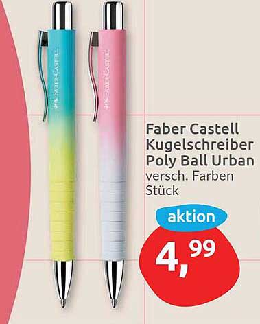 Faber Castell Kugelschreiber Poly Ball Urban – verschiedene Farben
