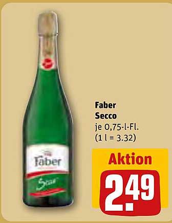 Faber Secco je 0,75-l-Fl.