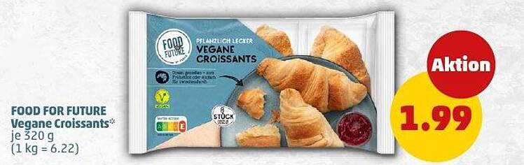 FOOD FOR FUTURE Vegane Croissants 320 g