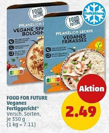 FOOD FOR FUTURE Veganes Fertiggericht – Vielseitiger Genuss für jeden Tag
