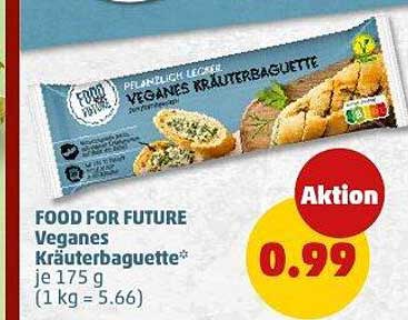 Food For Future Veganes Kräuterbaguette 175 g