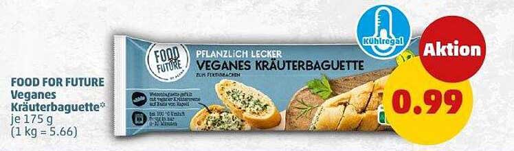 Food for Future Veganes Kräuterbaguette 175 g