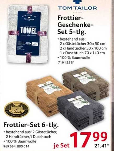 Frottier-Geschenke-Set 5-tlg.