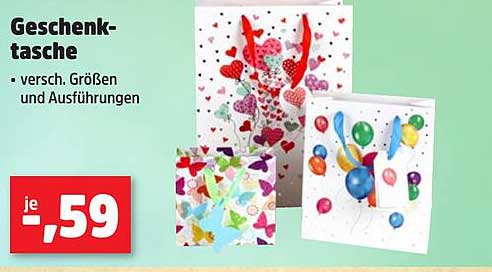 Geschenktasche - verschiedenste Größen und Ausführungen