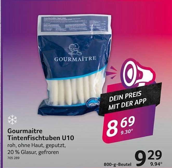 Gourmaître Tintenfischtuben U10 - 800 g Beutel