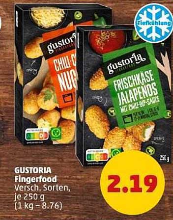 Gustoria Fingerfood - Verschiedene Sorten, je 250 g