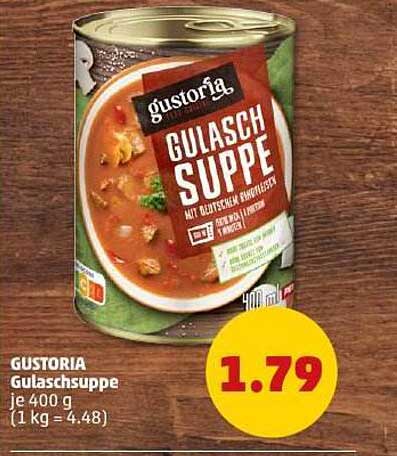 GUSTORIA Gulaschsuppe 400 g