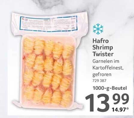 Hafro Shrimp Twister - Garnelen im Kartoffelnest, gefroren
