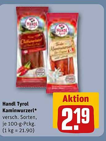Handl Tyrol Kaminwurzerl* - Versch. Sorten, je 100-g-Pckg.