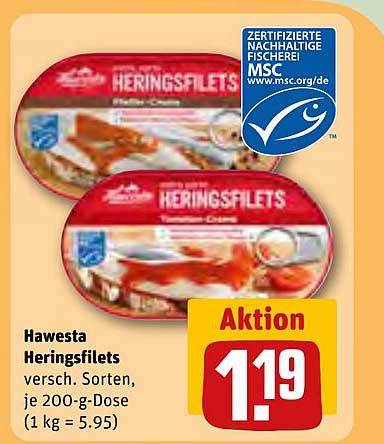 Hawesta Heringsfilets – vielseitiger Genuss für Feinschmecker