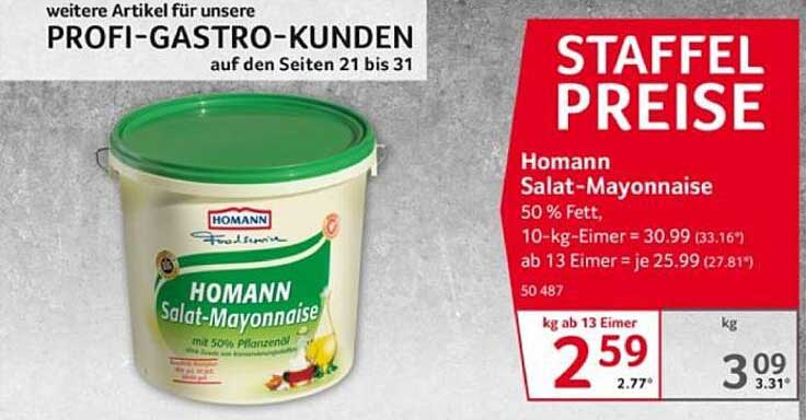 Homann Salat-Mayonnaise